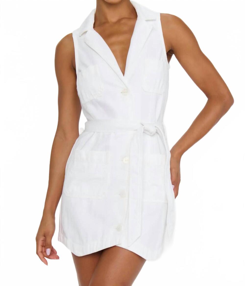 NEW SHOW ME YOUR MUMU fairfield vest dress in seasalt